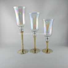Luster Soda Glass Candle Holder